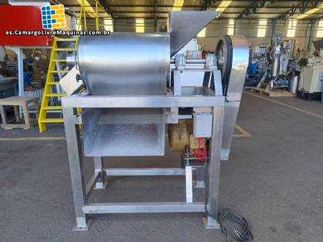 Pulper horizontal monoetapa de acero inoxidable Mecamau