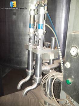 Llenadora neumtica con 2 boquillas