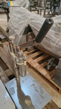 Crimpadora manual con mordaza de acero inoxidable, banco de trabajo, m�quinas Km