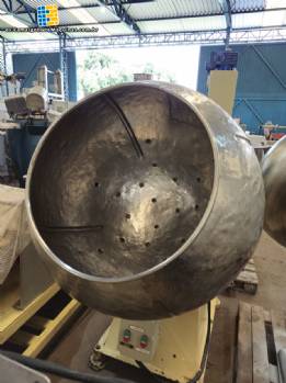 Grageas de acero inoxidable con recipiente de 100 kg Incapri