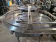 Mesa acumuladora giratoria Masipack de acero inoxidable de 1200 mm