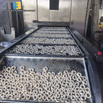 Dosificador de l�nea continua con horno para galletas de almid�n de tapioca con mantequilla Forma�o