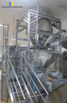 Tanque mezclador de acero inoxidable Kroma de 1100 litros