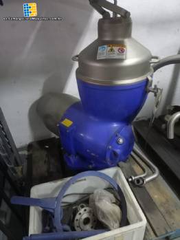 Separador centrfugo de acero inoxidable para separar las fases de sangre animal Alfa Laval