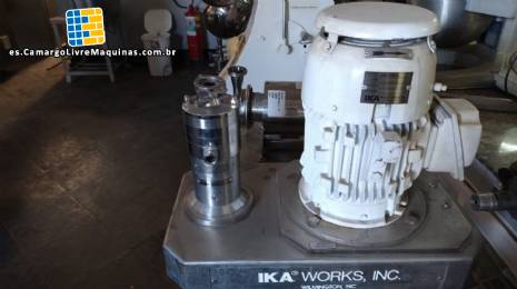 Molino dispersor, emulsionador y homogeneizador IKA 500 kg/h