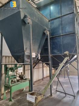 L�nea de extrusora para elaborar harina de soja y aceite vegetal