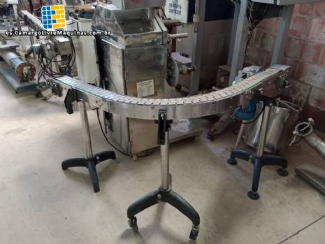 Tapete curvo de acero inoxidable de 2000 mm