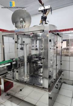 Llenadora de acero inoxidable de 11 boquillas con taponadora de corcho Japa Componentes