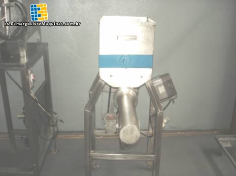 Batidora industrial en acero inoxidable con tornillo