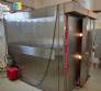 Horno rotativo de acero inoxidable con doble carro a gas Supremax