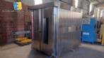 Horno rotativo de acero inoxidable con doble carro a gas Supremax