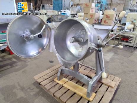 Procesador de alimentos con camisa de acero inoxidable Incal 80 litros