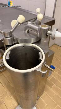 Ca��n neum�tico para embutidora de salchichas, acero inoxidable, 45 litros.