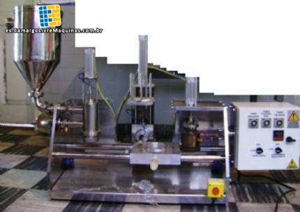 M�quina llenadora dosificadora de sellado de acero inoxidable para dulces Dmom