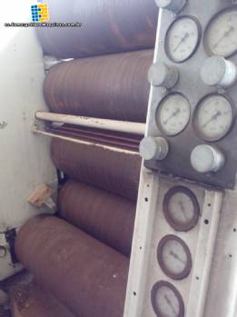 Refinador con 5 rollos marca Maschinenfabrik Heidenau