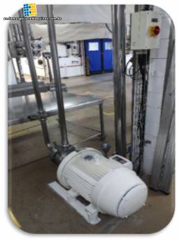 Molino coloidal de acero inoxidable REX-III/II/K Meteor de 40 HP