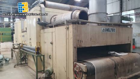 Horno Deltec de 2 cuerpos con calentamiento por resistencia.