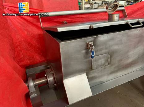 Mezclador de paletas de acero inoxidable de 600 litros para polvos