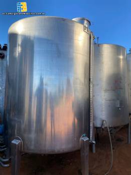 Tanque mezclador de acero inoxidable 5.000 L