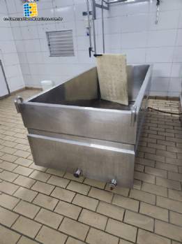 Tanque encamisado de acero inoxidable para produccin de queso 1500 litros