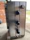 Horno turbo programable de acero inoxidable, alimentado por gas.