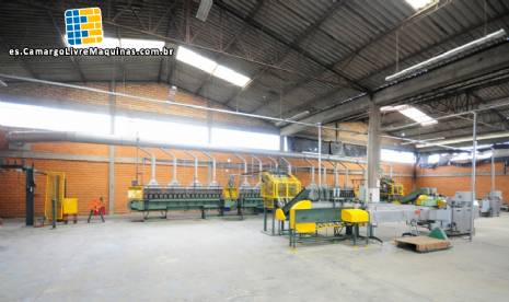 L�nea completa para la producci�n de lana de acero