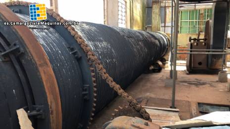 Secador rotativo de fertilizantes