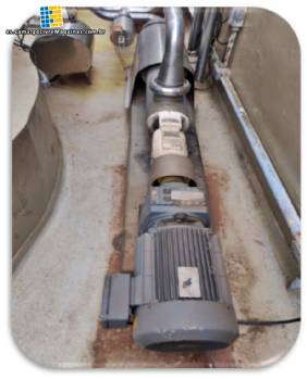 Bomba helicoidal positiva en acero inoxidable 316 Netzsch 10 m³/h