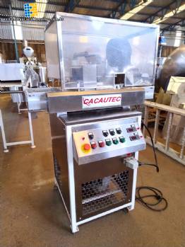 Templadora Cacautec con mquina de recubrimiento