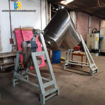 Mezclador en forma de V de acero inoxidable de 500 litros