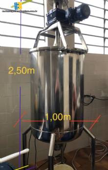 Tanque mezclador de acero inoxidable de 200 litros