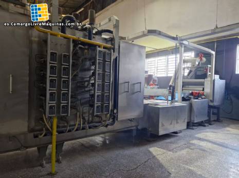 L�nea de producci�n de galletas de mantequilla y harina de yuca, 400 kg por hora.