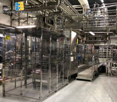 Mquina llenadora termoformadora y sellado de bandejas FFS yogur IMA ERCA