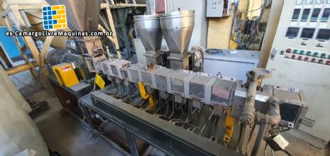 L�nea completa de extrusoras de doble tornillo TwinScrew