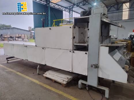 Extrusora de granulado de chocolate con t�nel de enfriamiento