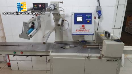 Envasadora flowpack de paletas Rodopac
