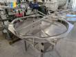 Mesa acumuladora giratoria Masipack de acero inoxidable de 1200 mm