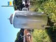 Tanque de almacenamiento de acero inoxidable de 1000 litros.