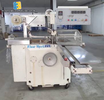 M�quina autom�tica de envoltura de celof�n Flow Mack V3, 45 unidades por minuto.
