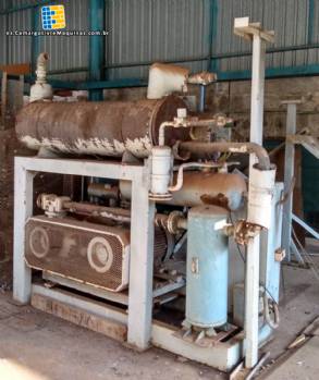 Compresor Sabroe para amoníaco con condensador