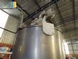 Olla de acero inoxidable con camisa de 2000 litros.