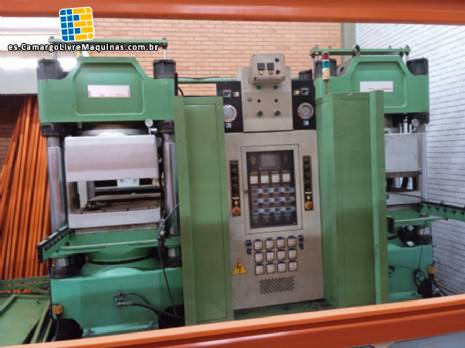 Prensa hidr�ulica de doble vac�o para vulcanizaci�n de caucho pan stone