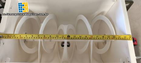 Batidora de cinta Bravaeco de 50 litros en acero inoxidable con revestimiento interior