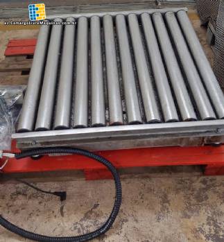 Báscula de suelo con rodillos de acero inoxidable - Alfa Instrumentos 500 kg Báscula de suelo con rodillos de acero inoxidable - Alfa Instrumentos 500 kg