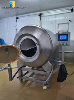 Bombo masajeador de carne al vacío Intermec de acero inoxidable y 1.500 litros de capacidad Bombo masajeador de carne al vacío Intermec de acero inoxidable y 1.500 litros de capacidad