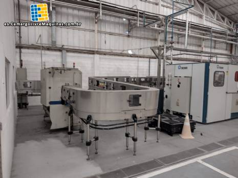 Línea de embotellado de agua mineral Sidel Línea de embotellado de agua mineral Sidel