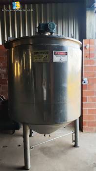 Tanque reactor con camisa de acero inoxidable de 4000 L Tanque reactor con camisa de acero inoxidable de 4000 L
