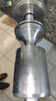 Válvula sanitaria con actuador neumático de acero inoxidable Alfa Laval Válvula sanitaria con actuador neumático de acero inoxidable Alfa Laval